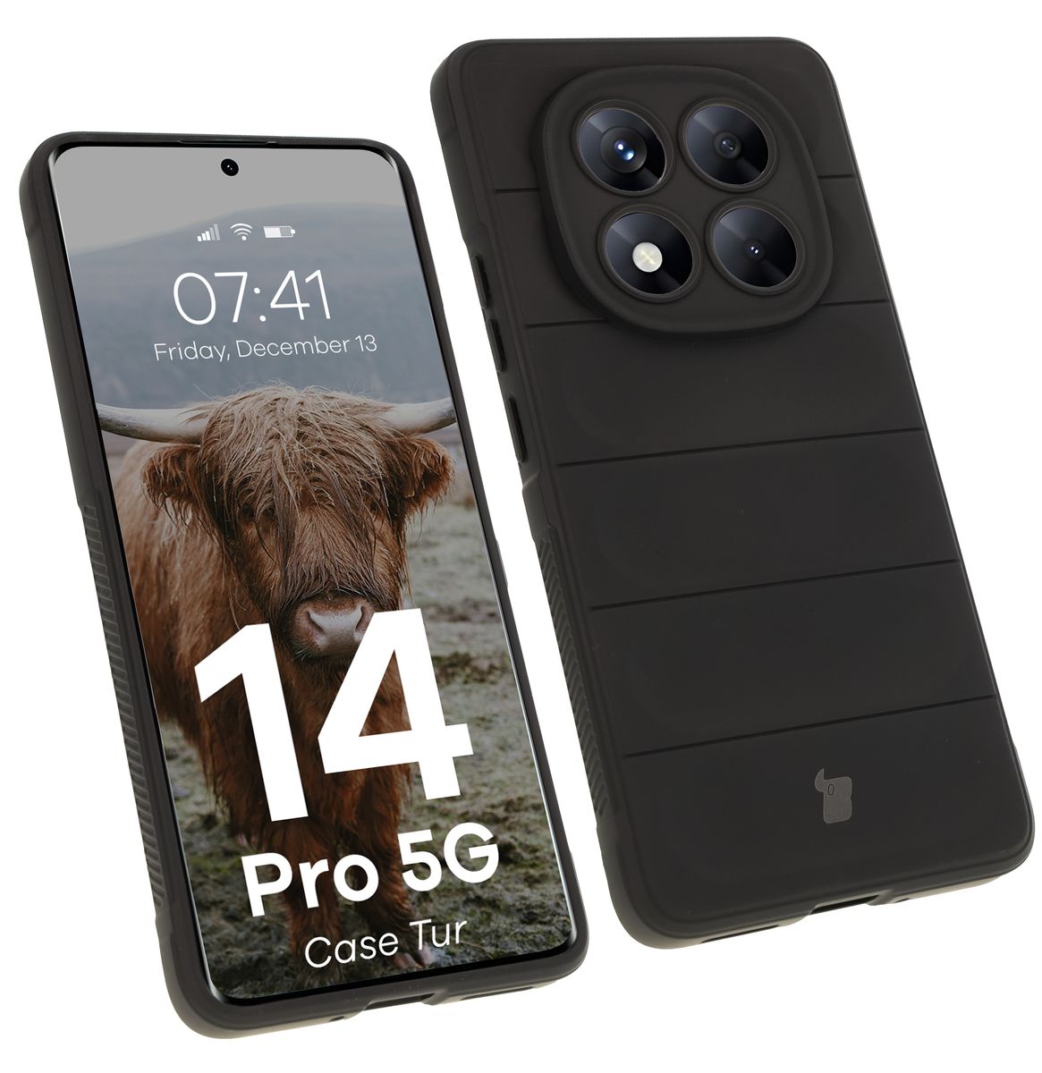 Pancerne etui Bizon Case Tur do Xiaomi Redmi Note 14 Pro 5G / Xiaomi Poco X7